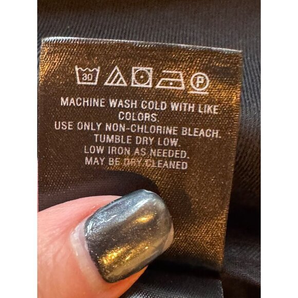 Maeve Dress Women XS‎ Black Linen Blend Asymmetric Hem Sleeveless Ismene Midi - Picture 10 of 10